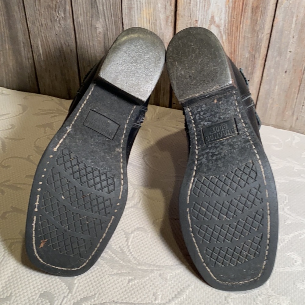 Durango black Moto motorcycle zip ankle boots - Picture 6 of 6